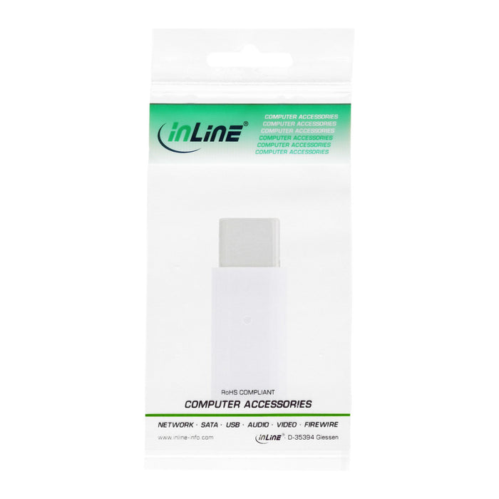 EAN 4043718278428 - InLine 33303I cambiador de género para cable USB type C male microUSB2.0 Blanco imagen 3