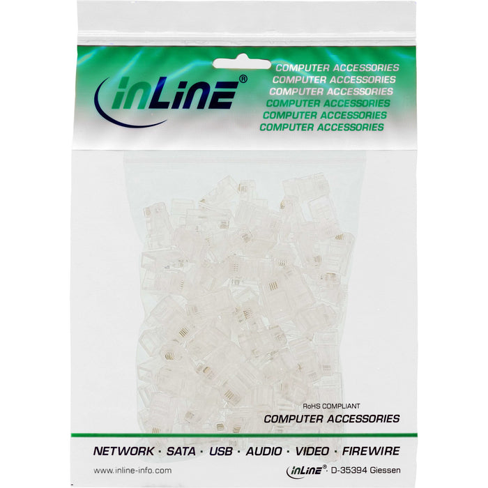 EAN 4043718265787 - InLine 73098L conector RJ45 Transparente imagen 2