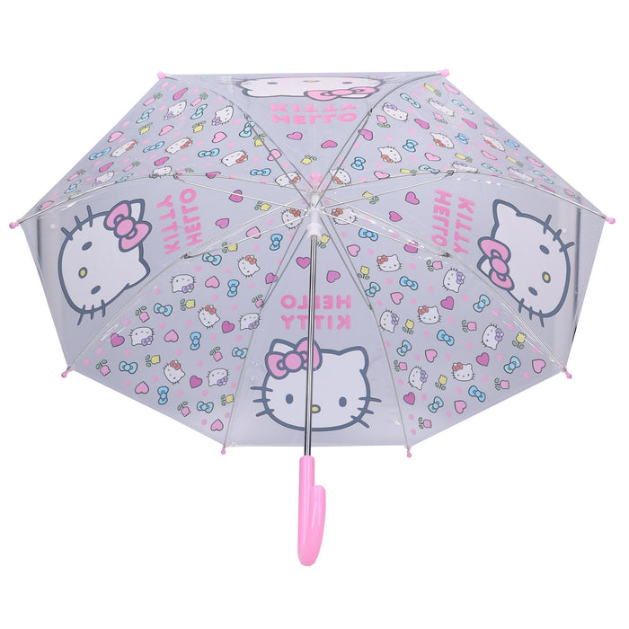 EAN 8712645329140 - Vadobag Hello Kitty Rainy Days paraguas para niño Transparente, Rosa imagen 4