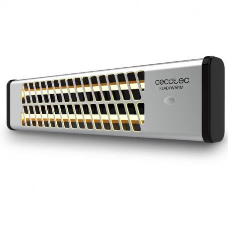 EAN 8435484053235 - Cecotec 05323 calefactor eléctrico Interior Negro, Acero inoxidable 1200 W Calefactor eléctrico de cuarzo imagen 1