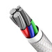 EAN 6953156231955 - Baseus CATLGD-A02 cable de conector Lightning 2 m Blanco imagen 6