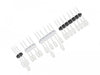 EAN 4043619184026 - DeLOCK 18402 organizador de cables Escritorio/pared Soporte para cables Negro, Blanco 4 pieza(s) imagen 3