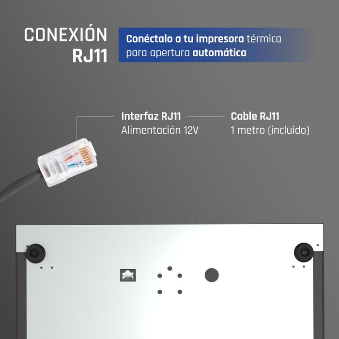 EAN 8435364319307 - iggual IRON-20 Cajón de efectivo automático y manual imagen 16