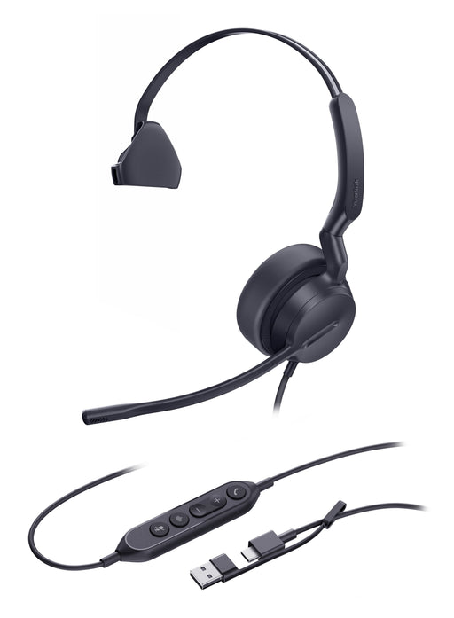 EAN 6938818324565 - Yealink UH42 Mono USB-C/A Headset Auriculares Alámbrico Diadema Llamadas/Música USB Type-C / USB Type-A N imagen 1