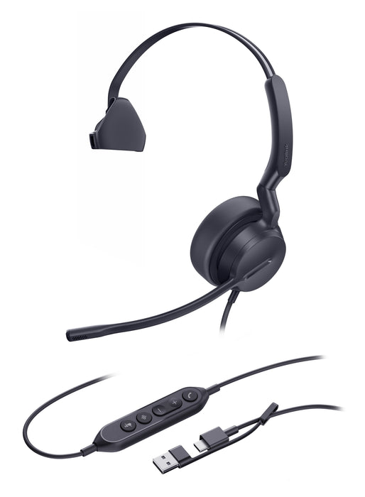 EAN 6938818324565 - Yealink UH42 Mono USB-C/A Headset Auriculares Alámbrico Diadema Llamadas/Música USB Type-C / USB Type-A N imagen 1