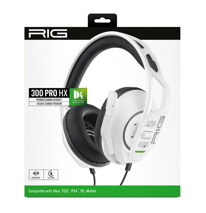 EAN 3665962009279 - NACON RIG 300 PRO HX Auriculares Alámbrico Diadema Juego Blanco imagen 5