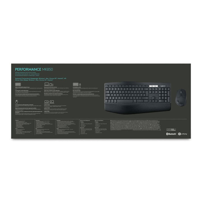 EAN 5099206066861 - Logitech 920-008225 teclado Ratón incluido Universal RF Wireless + Bluetooth AZERTY Belga Negro imagen 23