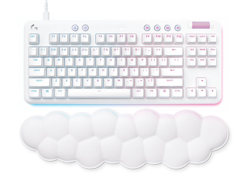 EAN 5099206100817 - Logitech G 920-010675 teclado Juego USB QWERTY Nórdico Blanco imagen 3