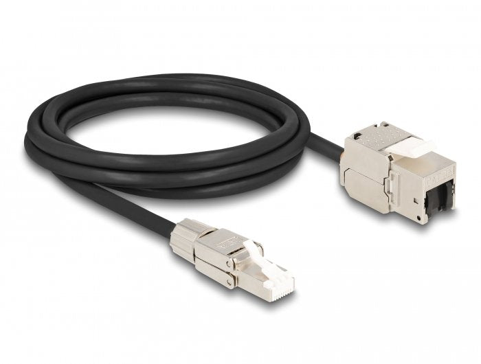 EAN 4043619872091 - DeLOCK 87209 cable de red Negro, Plata Cat6a S/FTP (S-STP) imagen 1