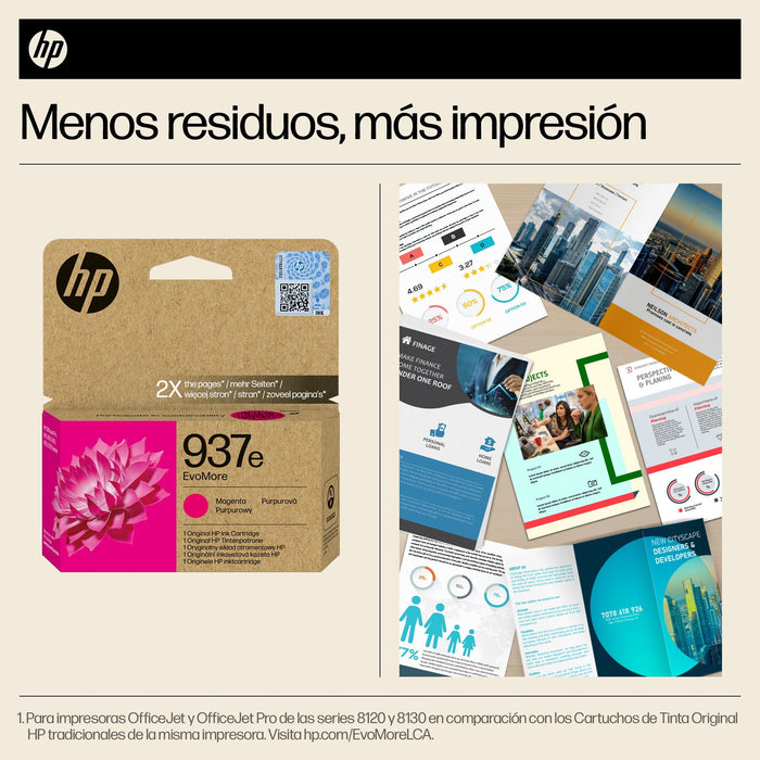 EAN 0196786147654 - HP 937e EvoMore Magenta Original Ink Cartridge cartucho de tinta 1 pieza(s) Alto rendimiento (XL) imagen 3