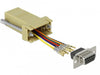 EAN 4043619661640 - DeLOCK 66164 cambiador de género para cable Sub-D 9 pin Rj-45 Negro, Gris, Acero inoxidable imagen 1