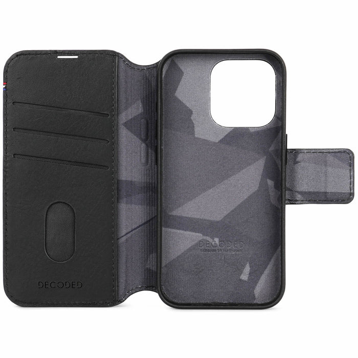 EAN 8720593010478 - Decoded D24IPO15PDW5BK funda para teléfono móvil 15,5 cm (6.1") Funda cartera Negro imagen 5