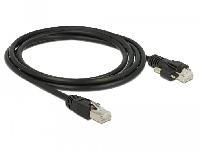 EAN 4043619856688 - DeLOCK 85668 cable de red Negro 2 m Cat6 S/FTP (S-STP) imagen 1