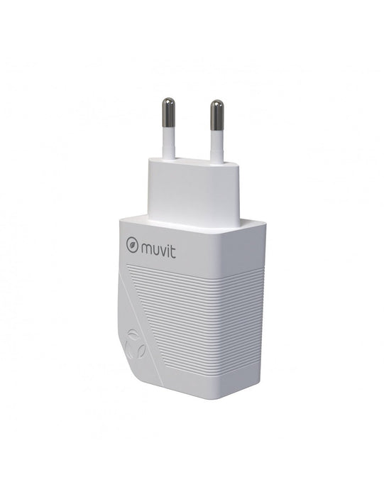EAN 8426801164116 - Muvit MCACC0014 cargador de dispositivo móvil Universal Blanco Corriente alterna Carga rápida Interior imagen 3