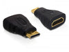 EAN 4043619652440 - DeLOCK 65244 cambiador de género para cable 19-p HDMI-C M 19-p HDMI-A F Negro imagen 1