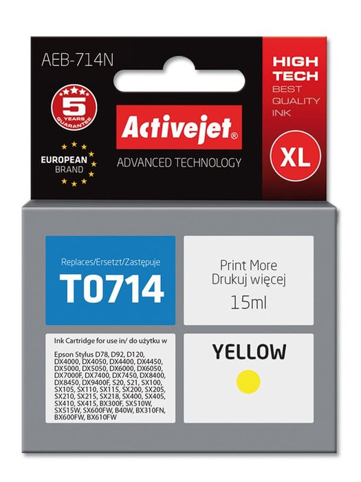 EAN 5904356294401 - Activejet AEB-714N cartucho de tinta 1 pieza(s) Compatible Alto rendimiento (XL) imagen 1
