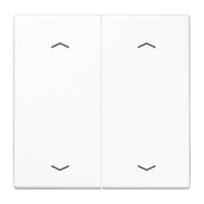 EAN 4011377181687 - JUNG LS102PWW placa de pared y cubierta de interruptor imagen 1