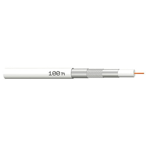 EAN 4046173105230 - Megasat 100189 cable coaxial 100 m Blanco imagen 1