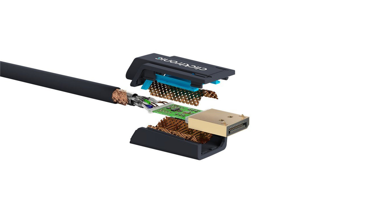 EAN 4040849449277 - ClickTronic 44927 cable HDMI 10 m DisplayPort HDMI tipo A (Estándar) Negro imagen 4