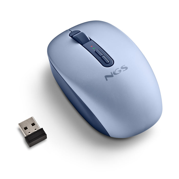EAN 8435430628579 - NGS FOG DUAL BLUE ratón Universal Ambidextro RF Wireless + Bluetooth 1600 DPI imagen 2