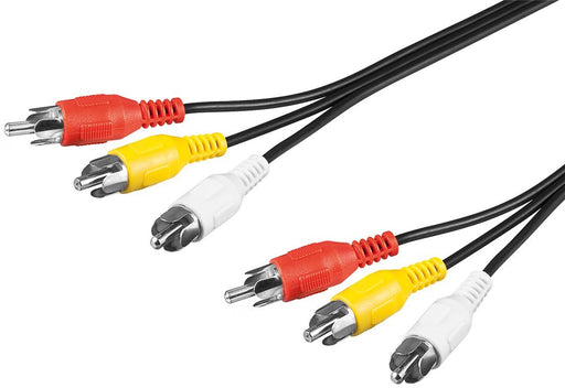 EAN 4040849503818 - Goobay 50381 cable de vídeo compuesto 2 m 3 x RCA Rojo, Blanco, Amarillo imagen 1