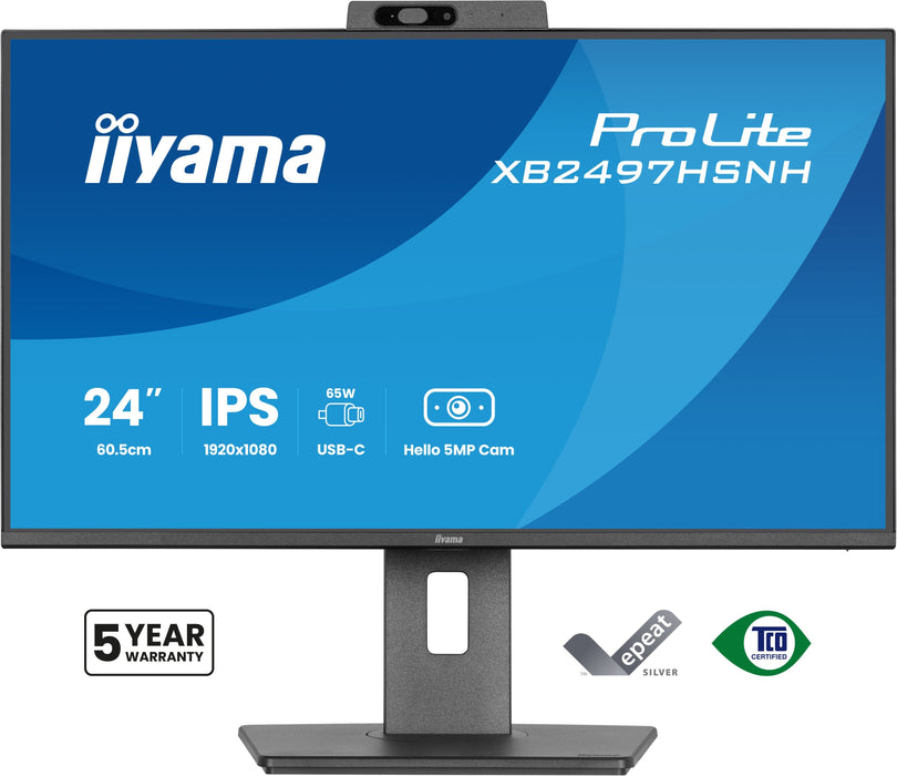 EAN 4948570125968 - iiyama ProLite XB2497HSNH-B1 24IN IPS LCD 4MS 1920X1080 350CD/M2 HDMI/DP/USB 2 pantalla para PC 60,5 cm ( imagen 2