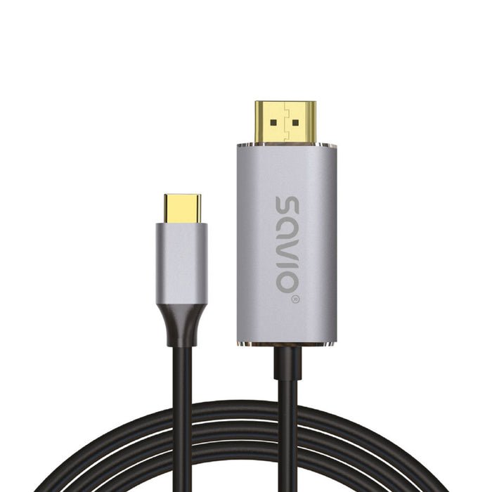 EAN 5902768707724 - Savio cable USB USB 3.2 Gen 2 (3.1 Gen 2) 2 m USB C USB-C/HDMI imagen 1