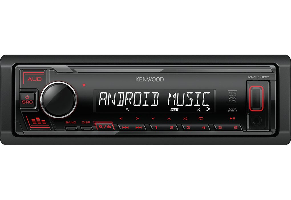 EAN 19048225320 - Kenwood KMM-105RY receptor multimedia para coche Negro 50 W imagen 1