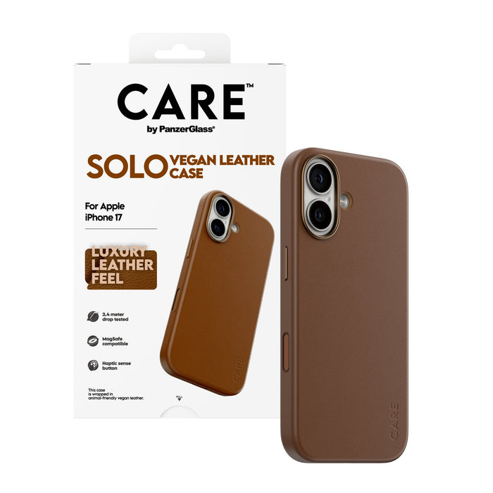 EAN 5715685037689 - PanzerGlass CARE™ by ® Solo Case Brown iPhone 17 funda para teléfono móvil Marrón imagen 5
