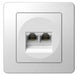EAN 3831006971325 - TEM KE38PW toma de corriente 2 x RJ-11 Blanco imagen 1