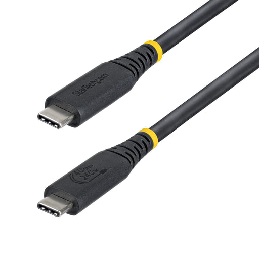 EAN 0065030919753 - StarTech.com CC50CM40GUSB4TP cable USB USB4 Gen 3x2 0,5 m USB C 40 Gbit/s imagen 1