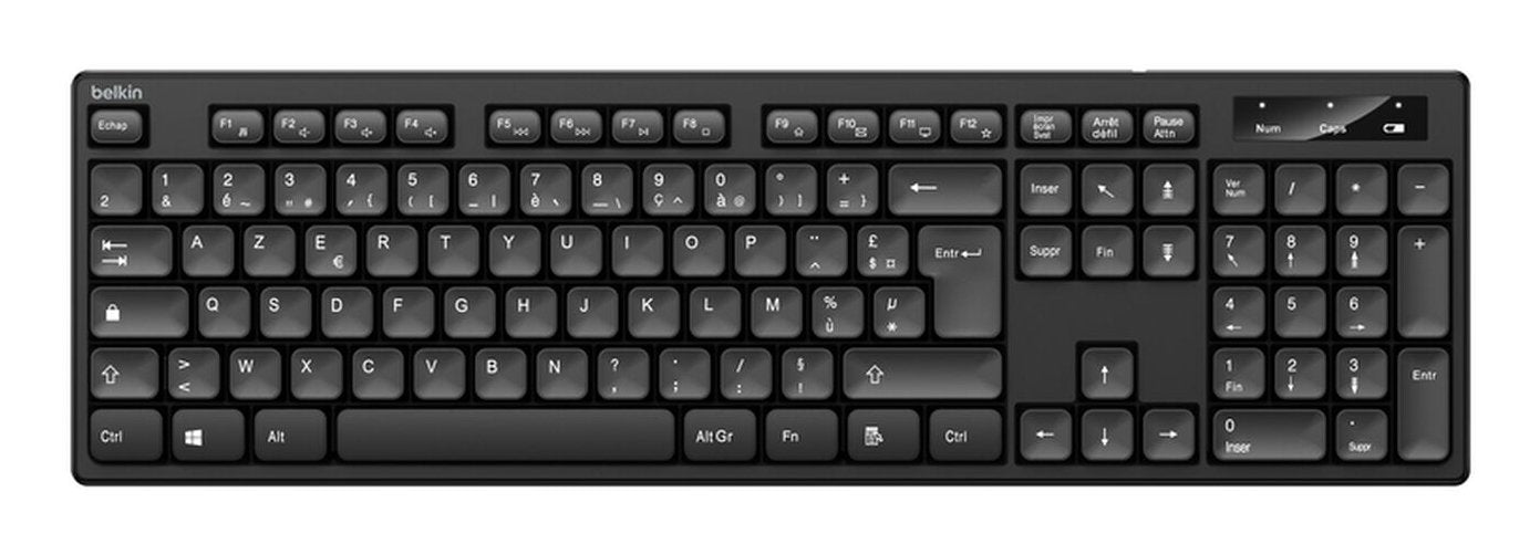 EAN 745883913770 - Belkin BBZ010FR teclado Ratón incluido Universal RF inalámbrico AZERTY Francés Negro imagen 4