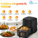 EAN 5907207221779 - Extralink Home SJ-500 5L Sencillo 1500 W Freidora de aire caliente Negro imagen 24