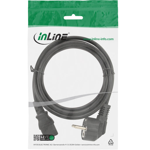 EAN 4043718264681 - InLine 16647E cable de transmisión Negro 1 m CEE7/7 C13 acoplador imagen 2
