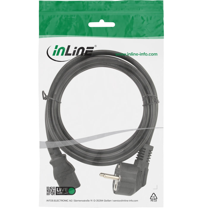 EAN 4043718264674 - InLine 16651M cable de transmisión Negro 0,5 m C13 acoplador CEE7/7 imagen 2