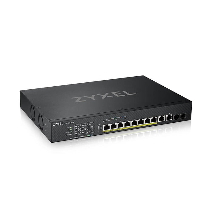 EAN 0760559126483 - Zyxel XS1930-12HP switch Gestionado L3 10G Ethernet (100/1000/10000) Energía sobre Ethernet (PoE) Negro imagen 1