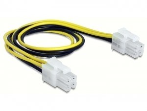 EAN 4043619656042 - DeLOCK 65604 cable de transmisión Negro, Amarillo 0,3 m imagen 1