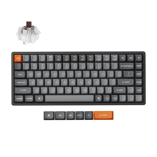 EAN 4895248880356 - Keychron K2 Max teclado Universal USB + RF Wireless + Bluetooth Negro, Gris imagen 2