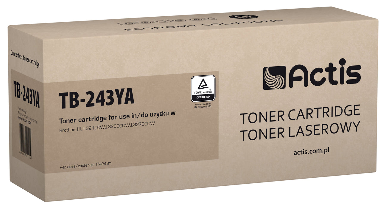 EAN 5901443111214 - Actis TB-243YA cartucho de tóner 1 pieza(s) Compatible imagen 1