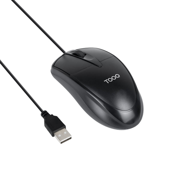 EAN 8433281017498 - TooQ TQM-1001-B ratón Universal Ambidextro USB tipo A imagen 1
