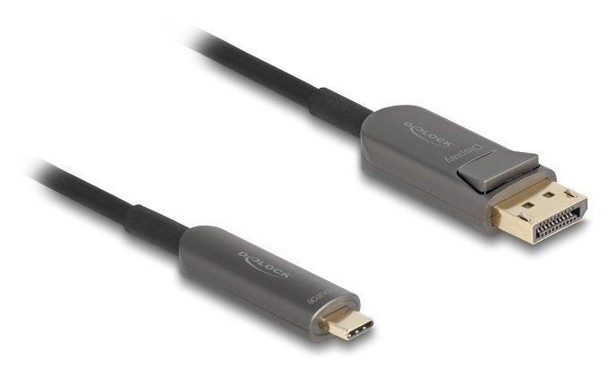 EAN 4043619816057 - DeLOCK 81605 adaptador de cable de vídeo 10 m USB Tipo C DisplayPort Negro imagen 1