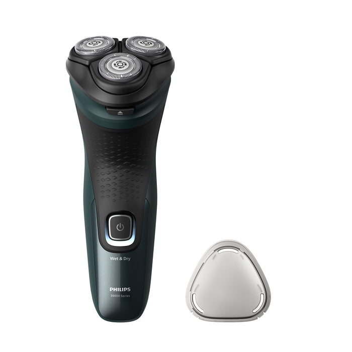 EAN 8720689018937 - Philips X3052/00 afeitadora Máquina de afeitar de rotación Recortadora Negro, Verde imagen 1