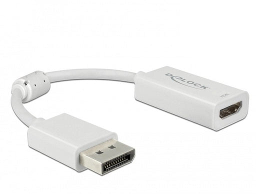EAN 4043619639366 - DeLOCK 63936 adaptador de cable de vídeo 0,1 m DisplayPort HDMI Blanco imagen 1