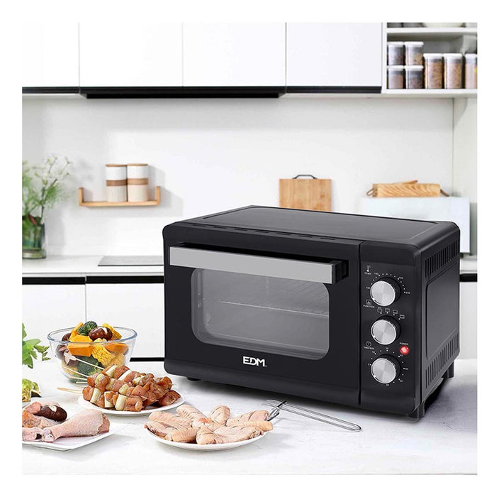 EAN 8425998075786 - EDM 07578 fabricante de pizza y hornos 1380 W Negro, Gris imagen 5
