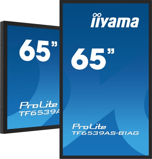 EAN 4948570123902 - iiyama TF6539AS-B1AG pantalla de señalización Pantalla plana para señalización digital 163,8 cm (64.5") L imagen 1
