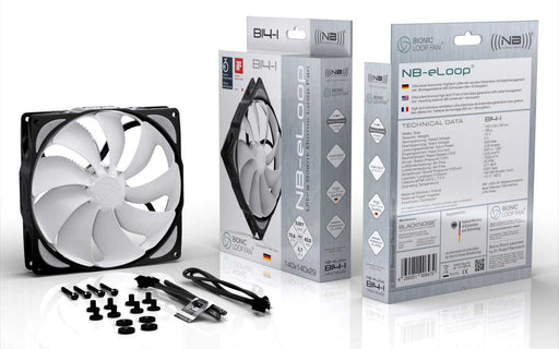 EAN 4250051906523 - Noiseblocker B14-PS-BL Carcasa del ordenador Ventilador 14 cm Negro imagen 2