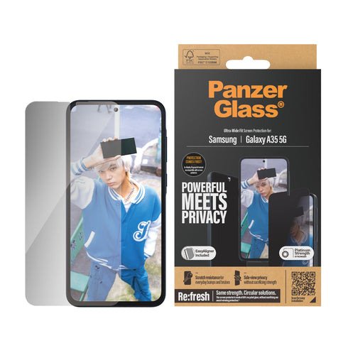 EAN 5711724173578 - PanzerGlass P7357 protector de pantalla o trasero para teléfono móvil Protector de pantalla para privacid imagen 3