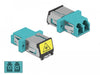 EAN 4043619869008 - DeLOCK 86900 adaptador de fibra óptica LC/LC 1 pieza(s) Color aguamarina imagen 3