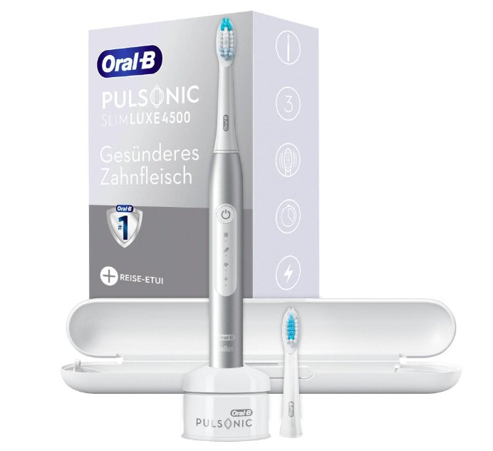 EAN 4210201305675 - Oral-B Pulsonic Slim Luxe 4500 Adulto Cepillo dental sónico Platino imagen 2