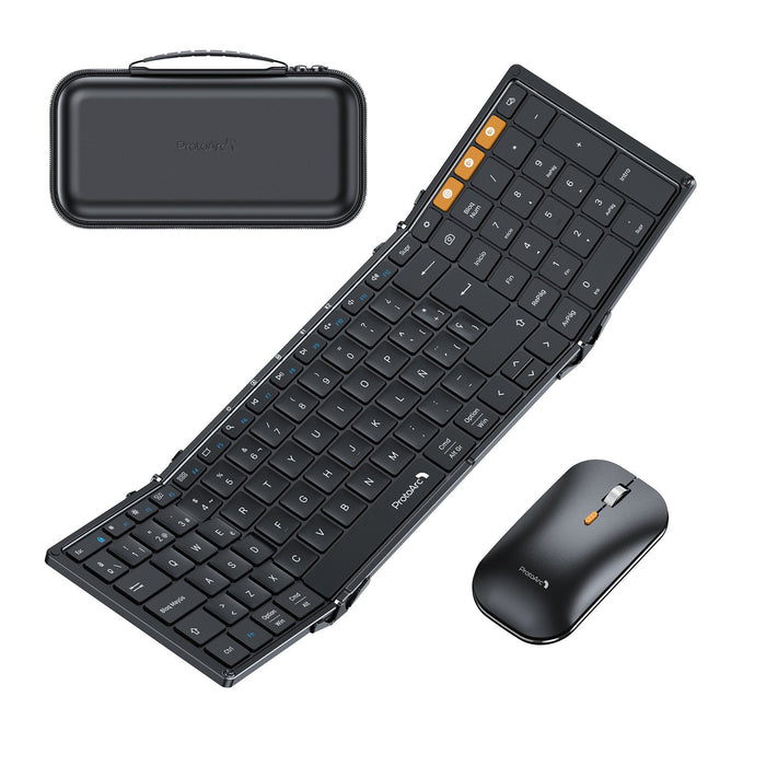 EAN 6931446902358 - ProtoArc XKM01 teclado para móvil QWERTY Español USB + Bluetooth Negro imagen 1